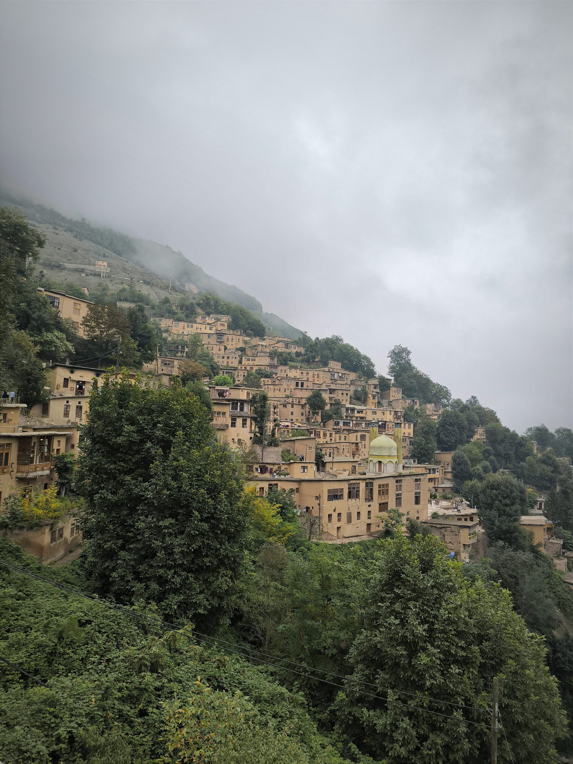 Masouleh, un pueblo encantador en el norte de Iran. Provincia de Gilan.