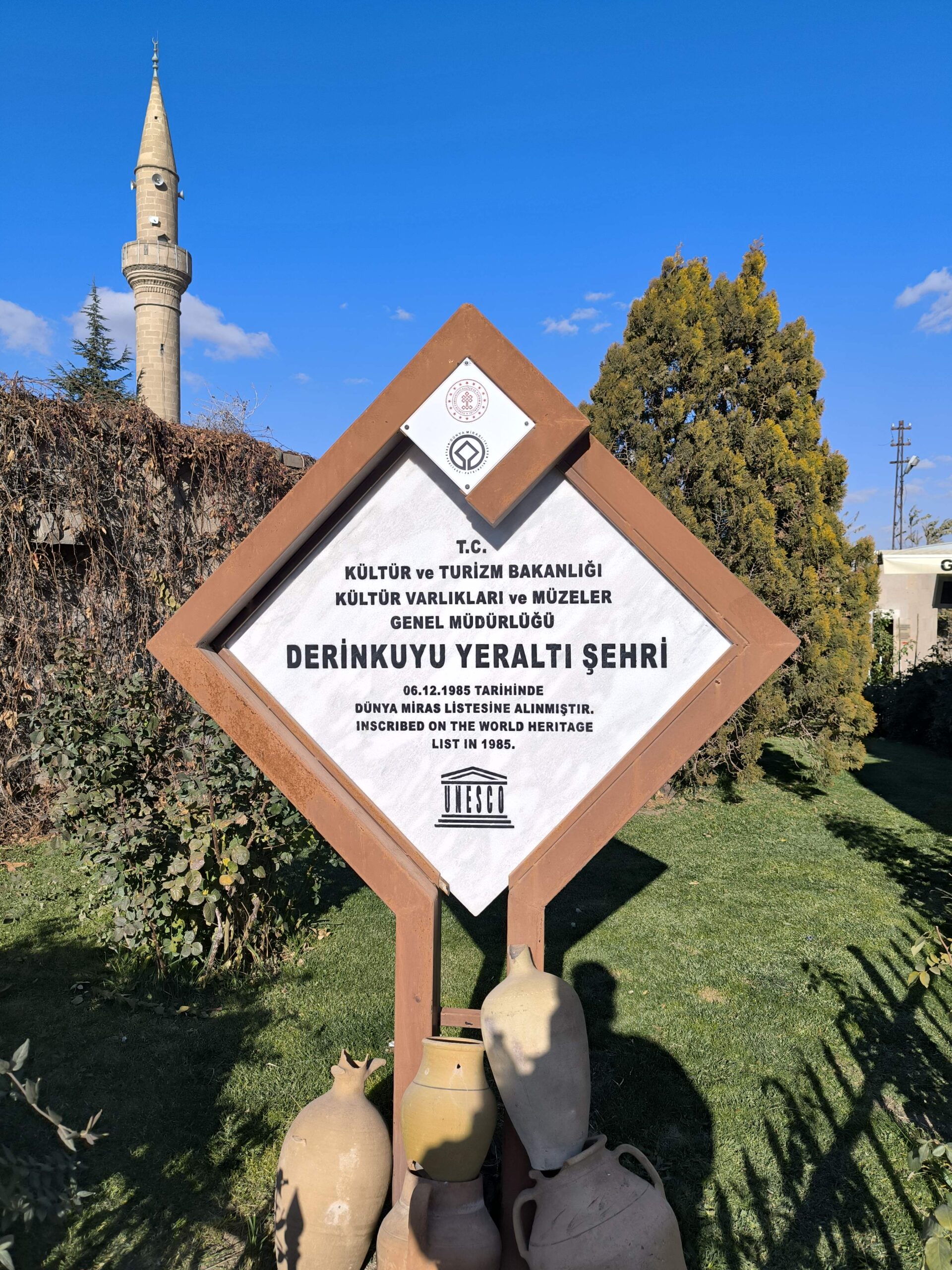 Entrada de Derinkuyu, Capadocia, Turquía