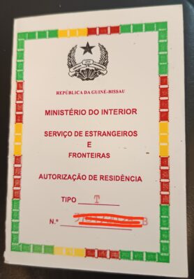 Permiso de residencia de Guinea-Bisáu
