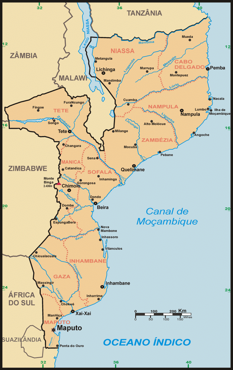 Provincias de Mozambique