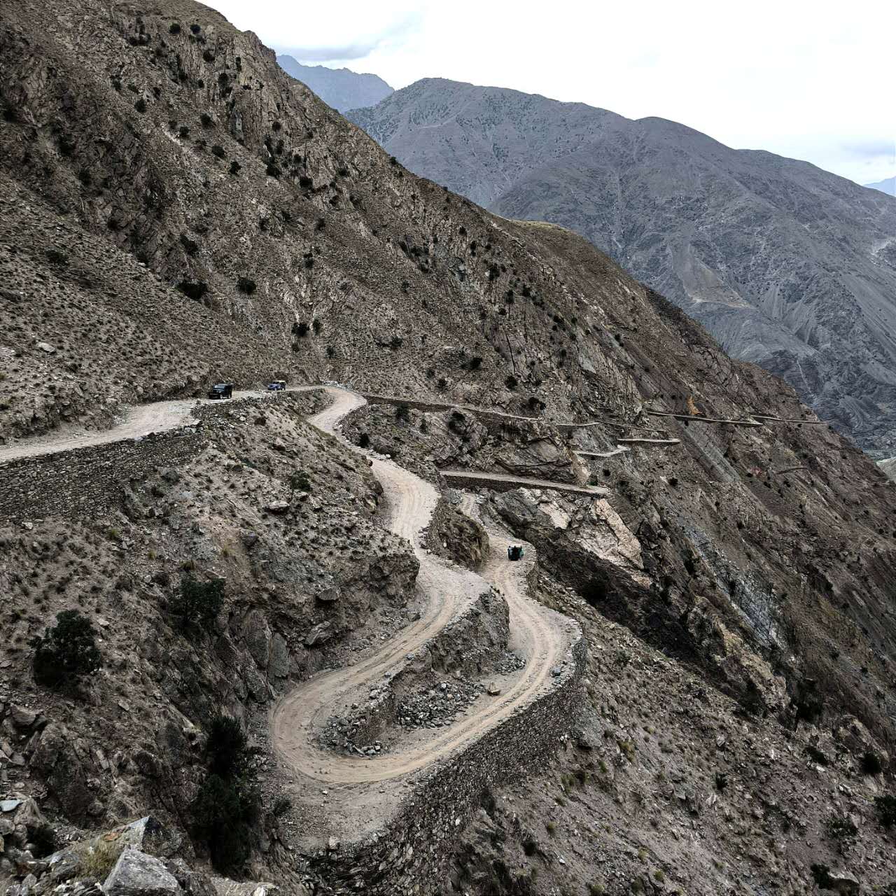 carretera para llegar a Fairy Meadows, Pakistan